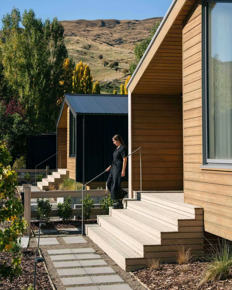 Abodo Cardrona Alpine Village Vulcan Cladding Timber Facade