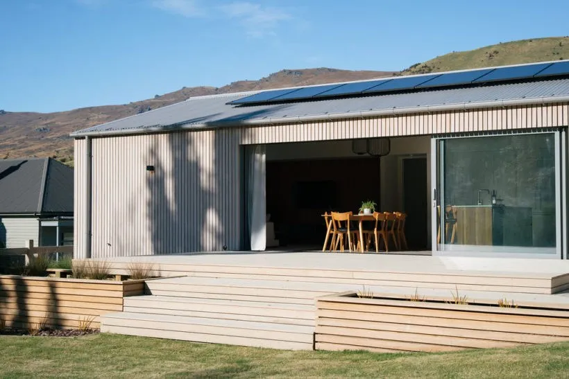 Abodo Cardrona Alpine Village Sand Decking