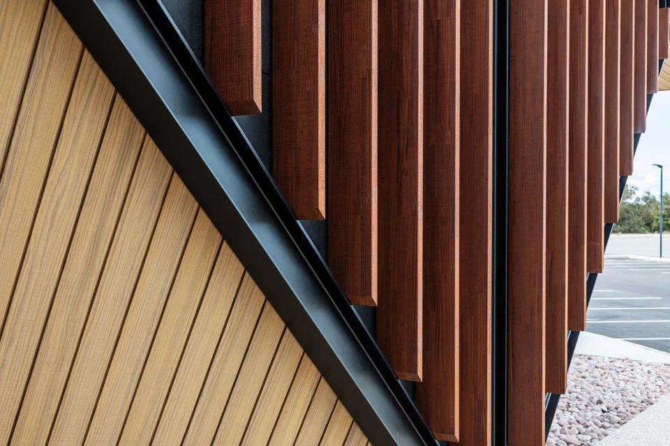 Food Innovation Precinct Vulcan Cladding and Screening Abodo Wood 05