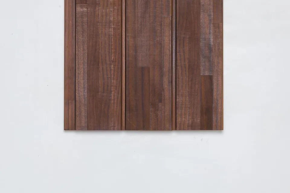 Vulcan Nexus Cladding in Protector Teak Abodo Wood